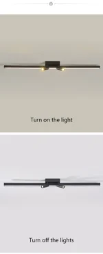 Nordic Led Ceiling Lamp For Living Dining Room Bedroom Closets Kitchen Aisle Strip Track Spotlight Background Lighting