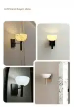 Marble living room Wall Lamp Wabi-Sabi Style Modern Luxury Bedroom Headboard Wall Lamp Creative Passage corridor wall