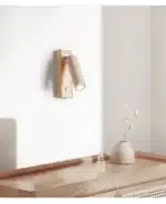 Wabi Sabi Wind Bedhead Wall Light Rotating Reading Bedroom Room Study Wind Belt Switch Retro Wall Spotlight Led Light