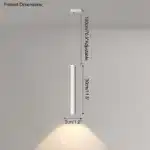 Kitchen Led Pendant Dining Room Chandeliers Lights Hallway Linear Magnetic Track Light DIY Dining Table Bar Table Lamp