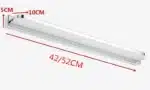 Modern LED vanity light for bathroom mirror, sleek design