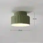 Nordic Surface Mounting Ceiling Light Resin Lamp For Bedroom Hallway Living Room – angled view