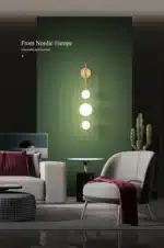 Nordic Designer Led Wall Light for Living Room Bedroom Corridor Modern Simple Golden Wall Lamp Decoration Indoor Lighting