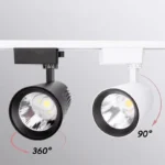Led Track Light 110-220V Lamp 40W COB Anti dizziness Spotlight Rail Lighting Fixture for Decor Clothing Store Shopping mall