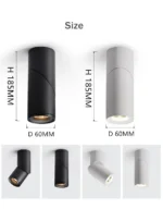 High Quality COB Led Track light 9W 12W15W 18W Rail Track Lamps Lights Aluminum Ceiling Rail Track lighting Spot Rail