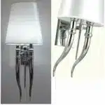 2025 Fabric Wall Lamp Modern Iron Wall Lights Dining Living Room Bedroom Creative Double Head AC85-265V Sconce Light