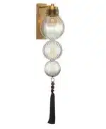 Modern Nordic Glass Wall Lamp All Copper Creative Gourd Lighting Model Room Living Room Dining Room Indoor Lighting Fixtures