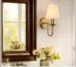Modern Simple ‌Fabric Wall Lamp European Style Bedroom Bedside Sconce Living Room Hotel Study Office Corridor Lighting