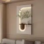 Entrance Decoration LED Wall Lamp Green Plant Corridor Hallway Modern Hanging Painting High-end Living Room Create Mural