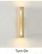 Nature Yellow Stone Wall Lamp Modern Sconce Wall Light Spotlight Bedside Living Room Bedroom Aisle Corridor Lighting