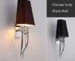 2025 Fabric Wall Lamp Modern Iron Wall Lights Dining Living Room Bedroom Creative Double Head AC85-265V Sconce Light