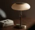 Nordic Vintage Table Lamp White Glass Desk Light for Bedroom