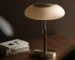 Nordic Vintage Table Lamp White Glass Desk Light for Bedroom