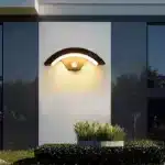 Motion Sensor Outdoor Light LED Exterior Motion Porch Light Modern Outdoor Wall lamp IP65 Waterproof 3000K for House Garage