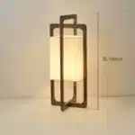 Design sense Japanese floor lamp retro homestay living room tea room hotel art wabi sabi style wooden art vertical lighting