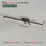 Nordic Led Ceiling Lamp For Living Dining Room Bedroom Closets Kitchen Aisle Strip Track Spotlight Background Lighting
