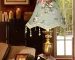 Retro table lamp shade with fringe beads and pearl tassel in European style