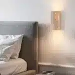 Three-dimensional Natural Stone Wall Lamp For Parlor Bedroom Stairs Corridor Indoor Art Deco Sconce 3000K – close-up detail