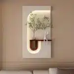 Entrance Decoration LED Wall Lamp Green Plant Corridor Hallway Modern Hanging Painting High-end Living Room Create Mural