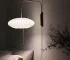 Japanese Style Silk Living Room Wall Lamp Modern and Simple Wire Controlled Switch Homestay Bedroom Bedside Wall Lamp