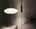 Japanese Style Silk Living Room Wall Lamp Modern and Simple Wire Controlled Switch Homestay Bedroom Bedside Wall Lamp