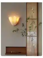 Vintage Flower Glass Wall Lamp 110V 220V Retro French Style Wall Sconce Bedroom Living Room Hallway Aesthetic Decor Lighting