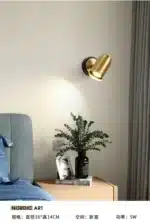 Modern Wall Lamp Nordic Beside Bedroom Adjustable Angle LED Wall Lights Living Room Stair Lights Entrance Lighting Fixtures