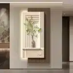 Luxury-Style 2025 New Model Entrance Hall Sensor-Light LED Wall Lamp, Entrance Corridor Passage Green Plant Wall Lamp,