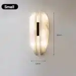 Italian Luxury Marble Wall Sconce Marble Copper Designer Wall Lamp for Villa Hotel Corridor Bedroom Background Aisle Wall
