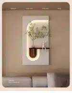 Entrance Decoration LED Wall Lamp Green Plant Corridor Hallway Modern Hanging Painting High-end Living Room Create Mural