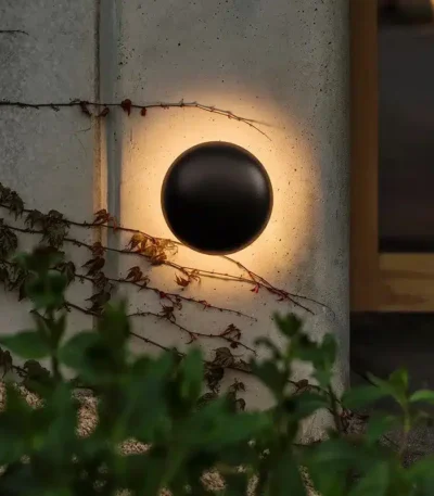 Aluminum Outdoor waterproof wall lamp, courtyard garden, modern and minimalist balcony, living room, bedroom, indoor wall