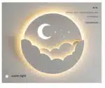LED Cloud Stars Moon Wall Lamp for Bedroom Bedside Children's Room Kids Creative TV Background Stairway Aisle Pendant Light