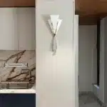 Modern Luxury Marble Wall Lamp Flower Shape Sconce Lamp Stainless Steel LED Wall Light For Bedroom Living Room Hotel Decor
