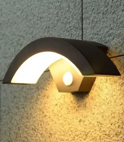 Motion Sensor Outdoor Light LED Exterior Motion Porch Light Modern Outdoor Wall lamp IP65 Waterproof 3000K for House Garage