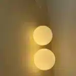 12cm 15cm 18cm Nordic Conceal Small Base Round Glass Wall Light for Bedroom Bedside Living Room Hallway Entrance Stair Wall