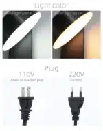 Nordic LED Indoor Wall Lamp 350 Degree Rotation Wall Sconce 5W With 150CM line Wall Light with Switch for Bedroom Study