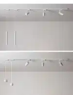 Kitchen Led Pendant Dining Room Chandeliers Lights Hallway Linear Magnetic Track Light DIY Dining Table Bar Table Lamp