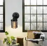 American Simple Loft Wall Light Country Industrial Retro Indoor Wall Lamp for Bedroom Living Room Bar Aisle Wrought Iron