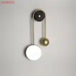 ASANZUO Glass Ball Lampshade Wall Lamp Gold Home Decor Living Room Bedroom Wall sconce Glass Lighting Luminaire – styled in