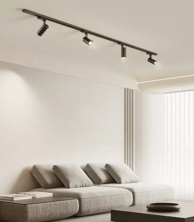 Kitchen Led Pendant Dining Room Chandeliers Lights Hallway Linear Magnetic Track Light DIY Dining Table Bar Table Lamp