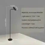 Nordic Minimalist Living Room Floor Lamp Spotlight Decoration Desk Lamp Reading Lamp Study Office LED Lighting Bedside Light