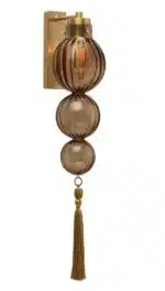 Modern Nordic Glass Wall Lamp All Copper Creative Gourd Lighting Model Room Living Room Dining Room Indoor Lighting Fixtures