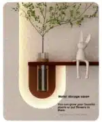 Entrance Decoration LED Wall Lamp Green Plant Corridor Hallway Modern Hanging Painting High-end Living Room Create Mural
