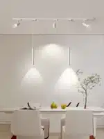 Kitchen Led Pendant Dining Room Chandeliers Lights Hallway Linear Magnetic Track Light DIY Dining Table Bar Table Lamp