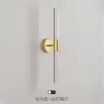 Modern up and down illuminated cylindrical Nordic minimalist creative living room background wall lamp luxurious wall lamp