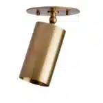 Full Copper Ceiling Lamp Bedroom Bedside Brass Rotating Surface-mounted Spotlight Retro Old Brass Wall Lamp – base detail
