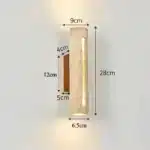Nature Yellow Stone Wall Lamp Modern Sconce Wall Light Spotlight Bedside Living Room Bedroom Aisle Corridor Lighting