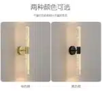 Modern up and down illuminated cylindrical Nordic minimalist creative living room background wall lamp luxurious wall lamp
