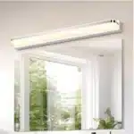 Modern LED vanity light for bathroom mirror, sleek design