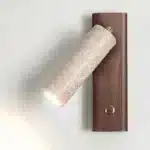 Wabi Sabi Wind Bedhead Wall Light Rotating Reading Bedroom Room Study Wind Belt Switch Retro Wall Spotlight Led Light – side